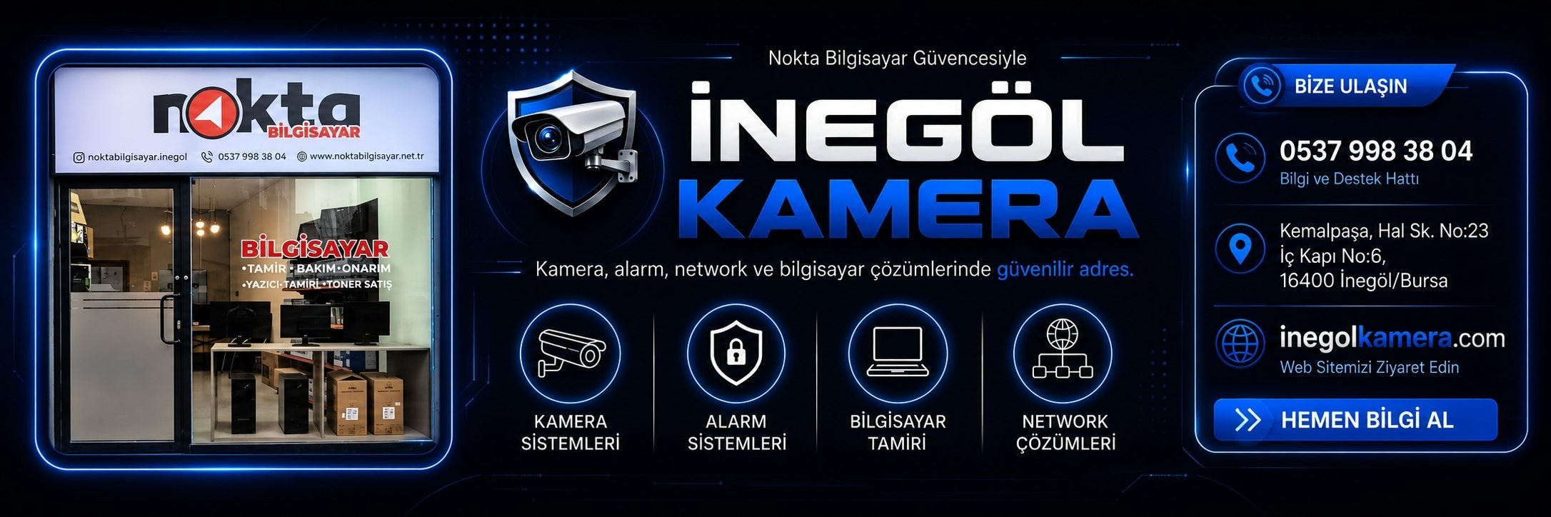 İnegöl Kamera | İnegöl Güvenlik Sistemleri | inegolkamera.com